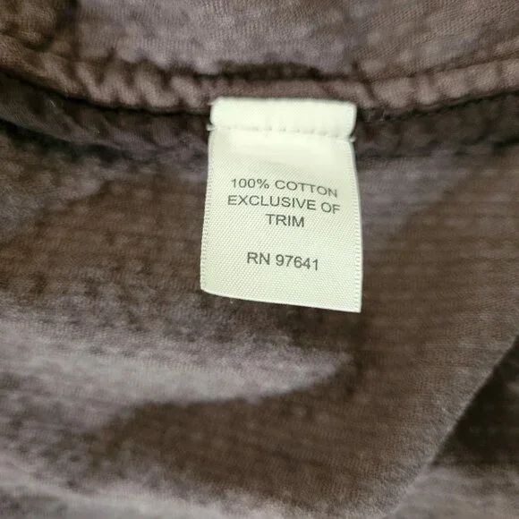 J.Jill Women's Brown Corduroy Button-Up Jacket  with Velvet Trim Size M - Picture 4 of 4